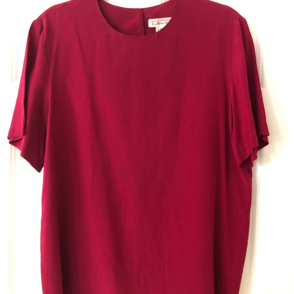 Talbots silk blouse